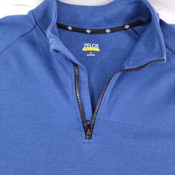 ZELOS Endurance Fleece Men's ¼ Zip Pullover - Picture 13 of 13